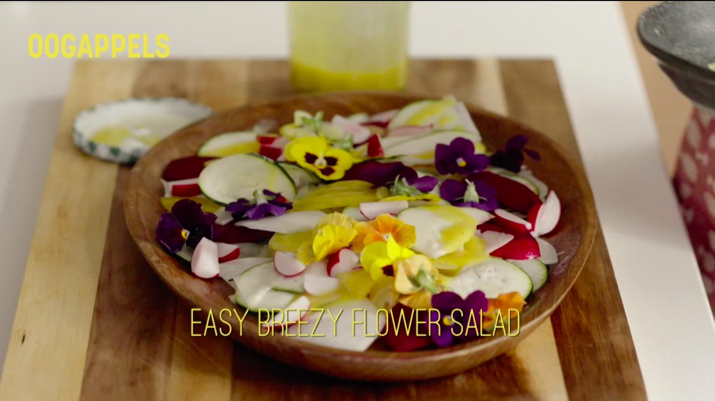 Fabie's Fabulous Food - Easy Breezy Flower Salad